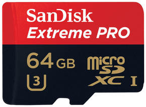 SanDisk microSDXC 64GB spominska kartica