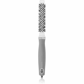 Olivia Garden Expert Shine Wavy Bristles White&amp;Grey krtača za lase průměr 15 mm 1 kos