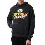 Green Bay Packers New Era Script Team Dark Grey pulover s kapuco, velikost S
