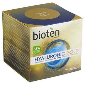 Bioten Hialuronsko Gold SPF 10 (Replumping Antiwrinkle Day Cream) 50 ml