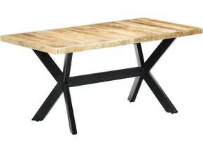 VIDAXL Jedilna miza 160x80x75 cm trden robusten mangov les