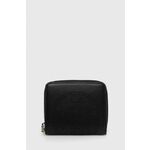 Denarnica Karl Lagerfeld ženski, črna barva - črna. Srednje velika denarnica iz kolekcije Karl Lagerfeld. Model izdelan iz kombinacije naravnega in ekološkega usnja. Model je enostaven za čiščenje in vzdrževanje.