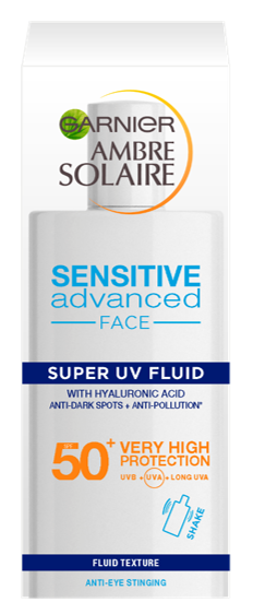 Garnier Ambre Solaire UV fluid za zaščito obraza pred soncem SPF50+