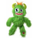 Igrača Dog Fantasy Monsters ghost squeaky dlakava zelena 35 cm