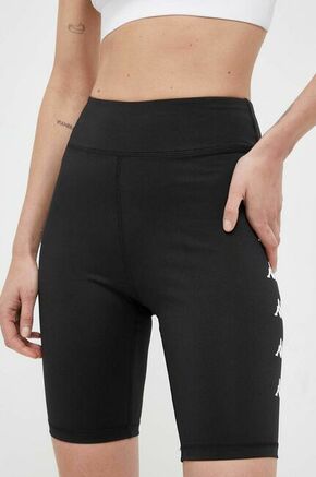 Kratke hlače za vadbo Kappa črna barva - črna. Kratke hlače za vadbo iz kolekcije Kappa. Model izdelan iz udobnega materiala.