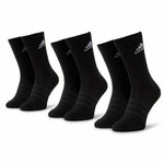Set 3 parov unisex visokih nogavic adidas Cush Crw 3Pp DZ9357 Black/Black/White