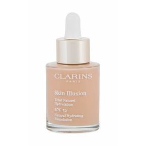 Clarins Skin Illusion Natural Hydrating SPF15 vlažilen puder z uv filtrom 30 ml odtenek 108.5 Cashew