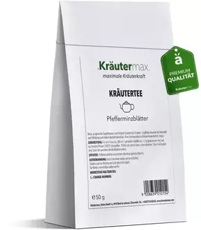 Kräuter Max Zeliščni čaj z listi poprove mete - 50 g