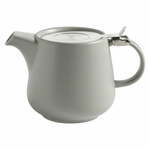 Svetlo siv porcelanast čajnik s cedilom Maxwell &amp; Williams Tint, 600 ml