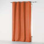 Oranžna zavesa iz mikrovlaken 140x280 cm Absolu – douceur d'intérieur