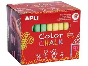 Apli Kids krede različne barve okrogle 100 kos API14575