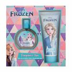 Disney Frozen Elsa darilni set toaletna voda 50 ml + svetleč losjon za telo 150 ml za otroke