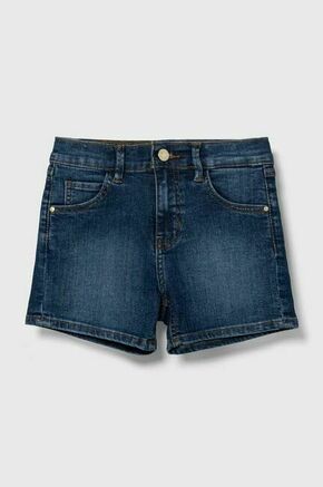 Otroške kratke hlače iz jeansa Guess mornarsko modra barva - mornarsko modra. Kratke hlače iz kolekcije Guess. Model izdelan iz jeansa. Model iz izjemno udobne tkanine z visoko vsebnostjo bombaža.