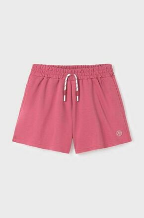 Otroške kratke hlače Mayoral roza barva - roza. Otroški kratke hlače iz kolekcije Mayoral. Model izdelan iz udobnega materiala.