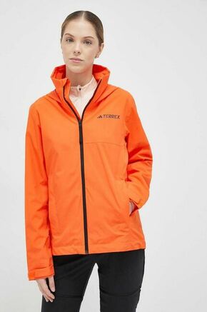 Outdoor jakna adidas TERREX Multi oranžna barva - oranžna. Outdoor jakna iz kolekcije adidas TERREX. Prehoden model