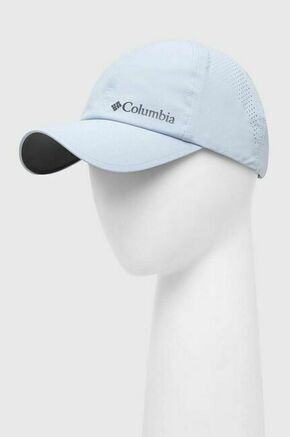 Kapa s šiltom Columbia črna barva - modra. Kapa s šiltom vrste baseball iz kolekcije Columbia. Model izdelan iz tkanine s potiskom.
