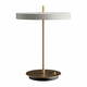 Svetlo siva LED zatemnitvena namizna svetilka s kovinskim senčnikom (višina 41,5 cm) Asteria Table – UMAGE