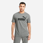 Puma T-shirt - siva. T-shirt iz zbirke Puma. Model narejen iz tiskane tkanine.