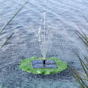 Shumee HI Solarna plavajoča črpalka za fontano lotosov list