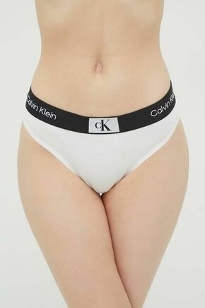 Spodnjice Calvin Klein Underwear bela barva - bela. Spodnjice iz kolekcije Calvin Klein Underwear. Model izdelan iz elastične