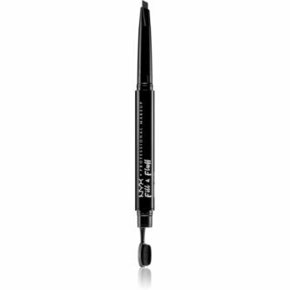 NYX Professional Makeup Fill &amp; Fluff pomada za obrvi v svinčniku odtenek 08 - Black 0