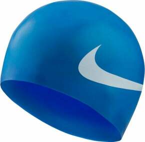 Plavalna kapa Nike modra barva - modra. Plavalna kapa iz kolekcije Nike. Model izdelan iz silikona.