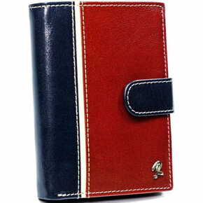 Rovicky Moška usnjena denarnica z varnostjo RFID Zalas rdeča univerzalna