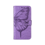 Chameleon Samsung Galaxy S21 FE - Preklopna torbica (WLGO-Butterfly) - vijolična