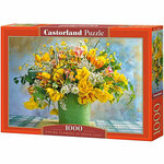 WEBHIDDENBRAND CASTORLAND Puzzle Šopek pomladnih cvetov 1000 kosov