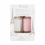 Essie French Manicure odtenek Blanc darilni set lak za nohte 13,5 ml + lak za nohte 13,5 ml Mademoiselle