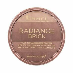 Rimmel London Radiance Brick svetleč bronzer 12 g odtenek 002 Medium