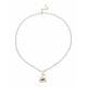 Calvin Klein Romantična dvobarvna jeklena ogrlica Captivate 35000293