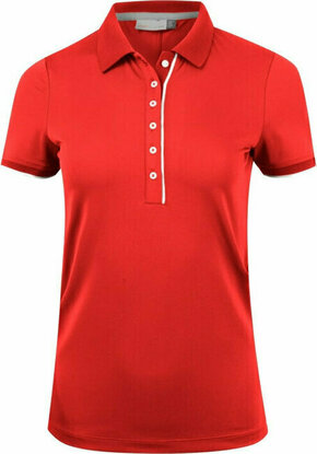 Kjus Womens Sia Polo S/S Cosmic Red 40
