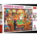 Trefl Puzzle Hidden Shapes: Game night 1086 kosov