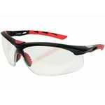 OREGON prozorna zaščitna očala, črno rdeča OR 572796