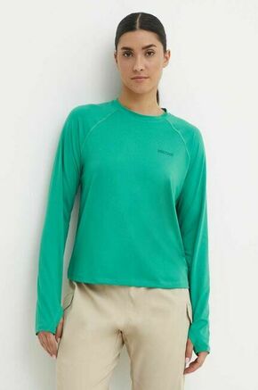 Športna majica z dolgimi rokavi Marmot Windridge zelena barva - zelena. Športna majica z dolgimi rokavi iz kolekcije Marmot. Model izdelan iz zračne tkanine s filtrom