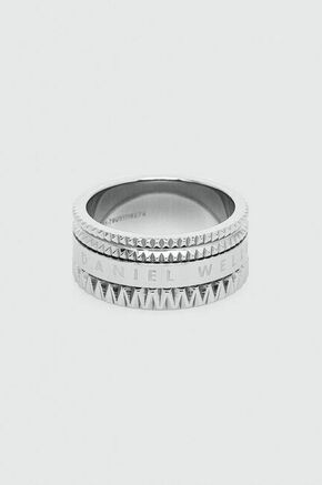 Prstan Daniel Wellington Elevation Ring S 48 - srebrna. Prstan iz kolekcije Daniel Wellington. Model izdelan iz kovine.