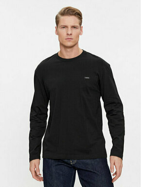 Calvin Klein Majica z dolgimi rokavi K10K111847 Črna Regular Fit