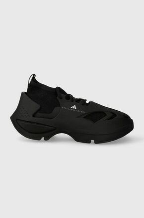 Tekaški čevlji adidas by Stella McCartney črna barva - črna. Tekaški čevlji iz kolekcije adidas by Stella McCartney. Model s tehnologijo