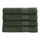 Temno zelene bombažne brisače v kompletu 4 ks 50x100 cm – Good Morning