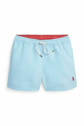 Otroške kopalne kratke hlače Polo Ralph Lauren - modra. Otroški kopalne kratke hlače iz kolekcije Polo Ralph Lauren. Model izdelan iz hitro sušeče se tkanine.