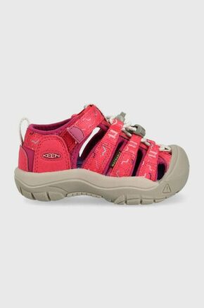 Otroški sandali Keen Newport H2 roza barva - roza. Otroški sandali iz kolekcije Keen. Model je izdelan iz kombinacije tekstilnega materiala in imitacije semiša. Model z mehkim