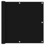 vidaXL Balkonsko platno črno 90x300 cm oksford blago