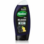 Radox Men Feel Wild gel za prhanje za obraz, telo in lase za moške Blackberry &amp; Ginger 225 ml