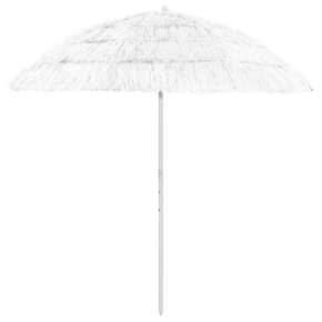 Shumee dežnik za plažo bel 240 cm