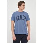 Gap Majica z logotipom GAP Modra GAP_550338-49 M