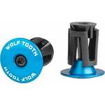 Wolf Tooth Alloy Bar End Plugs Blue Ročke