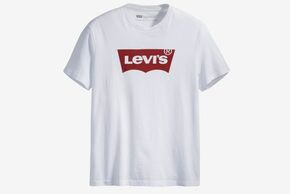 Levi's t-shirt Graphic - bela. T-shirt iz kolekcije Levi's. Model izdelan iz pletenine s potiskom.
