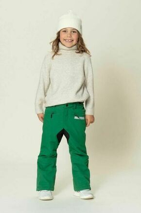 Otroške smučarske hlače Gosoaky zelena barva - zelena. Otroški Smučarske hlače iz kolekcije Gosoaky. Model izdelan iz materiala