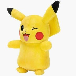 Plišasta igrača bandai pokemon pikachu rumena 30 cm